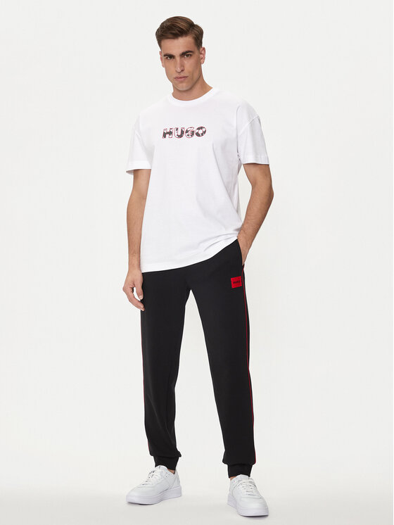 Hugo T-Shirt Camo Logo 50514969 Beige Regular Fit | Modivo.de 