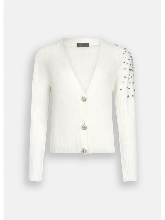 Liu Jo Liu Jo Cardigan CF5149MA74QX0256 Bianco Regular Fit