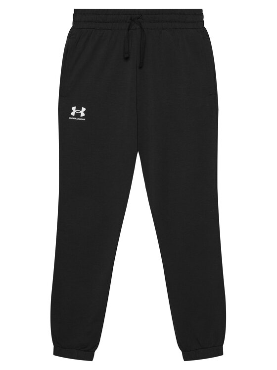Under Armour Spodnie dresowe UA Rival Terry Jogger 1377021 Czarny Regular Fit
