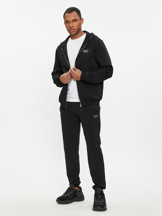 EA7 Emporio Armani EA7 Emporio Armani Džemperis 3DPM82 PJUEZ 1200 Juoda Regular Fit