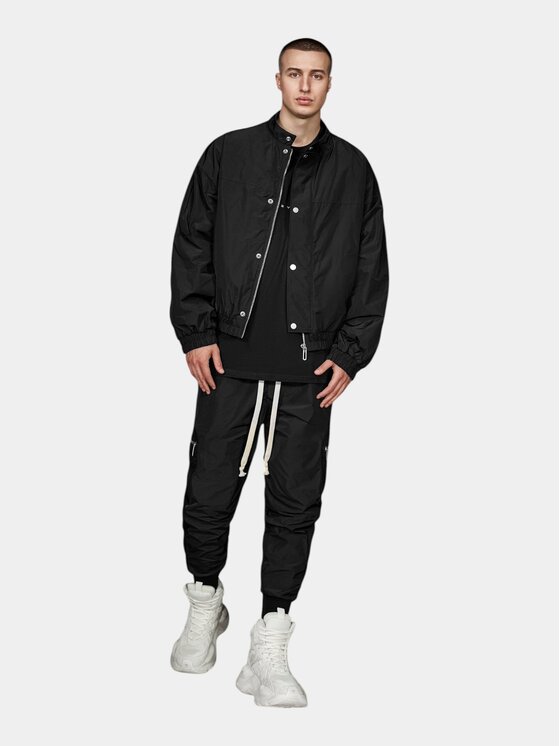 MADE BY SOCIETY MADE BY SOCIETY Kurtka anorak Jacheta Vortex Avant - J16812 Czarny Basic Fit