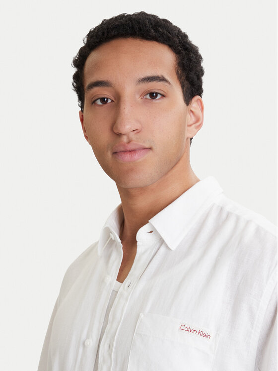 Calvin Klein Jeans Calvin Klein Jeans Πουκάμισο LV04RF120G Λευκό Regular Fit