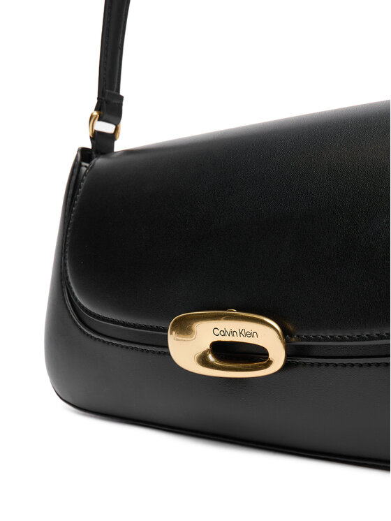 Calvin Klein Calvin Klein Rankinė Hardware Flap Shoulder Bag LV04F3146G Juoda