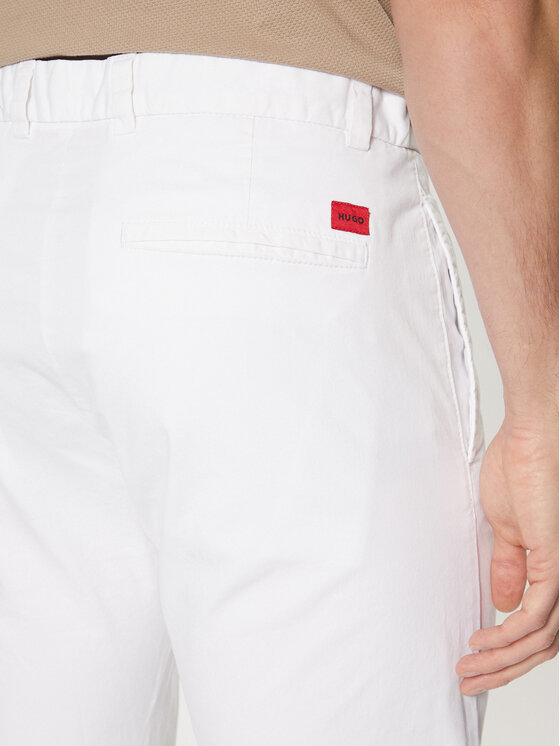 HUGO HUGO Chino 50530886 Bijela Slim Fit