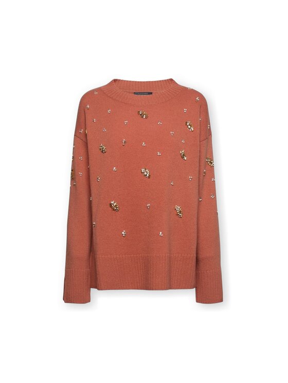 Elena Mirò Elena Mirò Sweter M010Z100803N006 Różowy Regular Fit