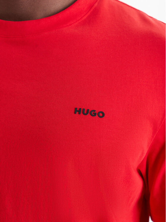 HUGO HUGO Tričko Dero222 50466158 Červená Regular Fit