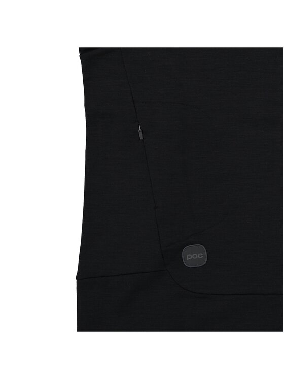 POC POC Bluza techniczna M's Merino Zip Hood Czarny Regular Fit