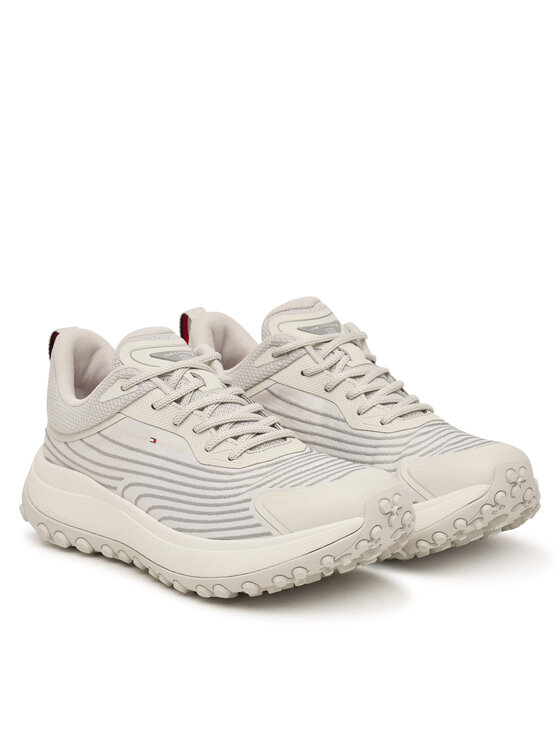 Tommy Hilfiger Tommy Hilfiger Sneakersy The Canyon X Knit FW0FW09674 Světle šedá