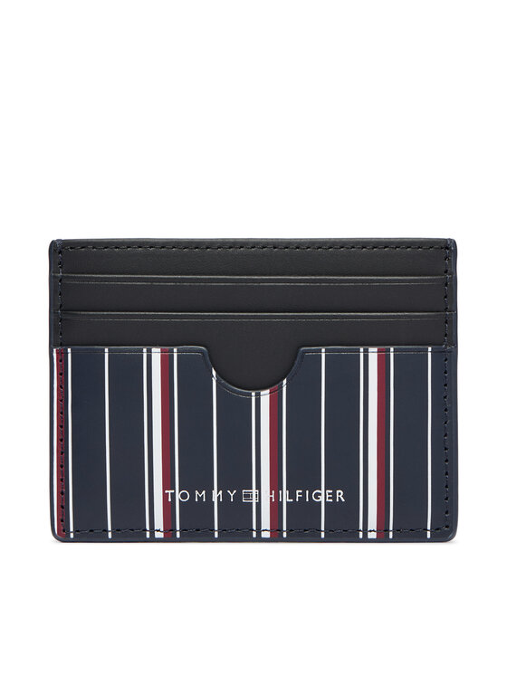 Tommy Hilfiger Tommy Hilfiger Zestaw etui na karty i brelok Th Corp Cc AM0AM12793 Granatowy