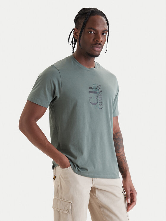 C.P. Company C.P. Company T-särk 20CMTS084A005100W Roheline Regular Fit