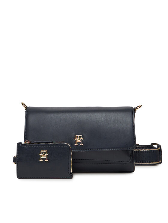 Tommy Hilfiger Tommy Hilfiger Rankinė Th Joy Crossover AW0AW16813 Tamsiai mėlyna