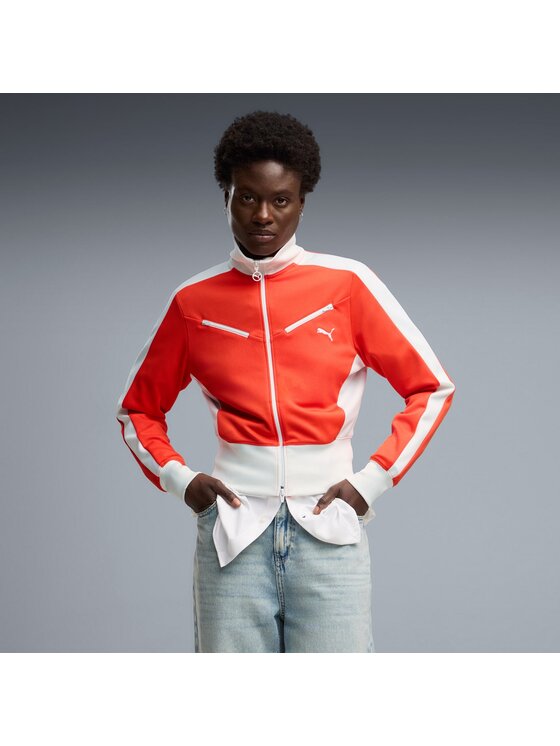 Puma Puma Bluza 636625 Czerwony Regular Fit