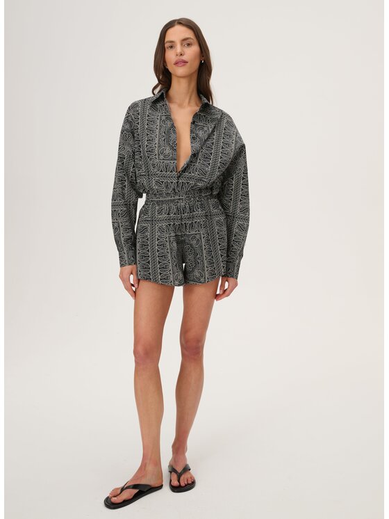 LEBRAND LEBRAND Koszula Meryl Czarny Oversize