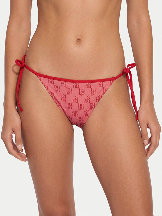 HUGO HUGO Bikini alsó Monogram Side Tie 50555665 Rózsaszín