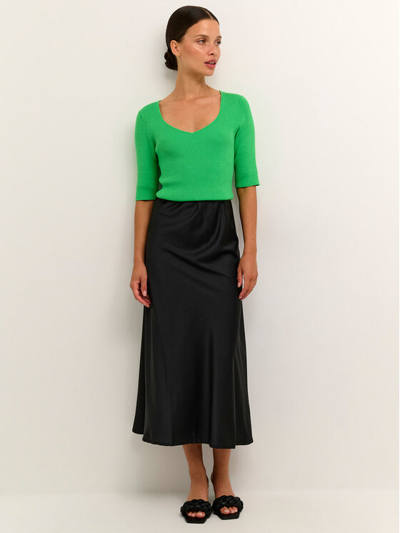 Kaffe Kaffe Gonna midi Sasmina 10507456 Nero Regular Fit