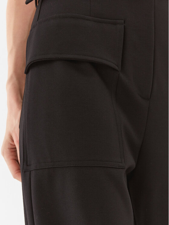 PINKO Pinko Kalhoty z materiálu 101859 A184 Černá Straight Fit