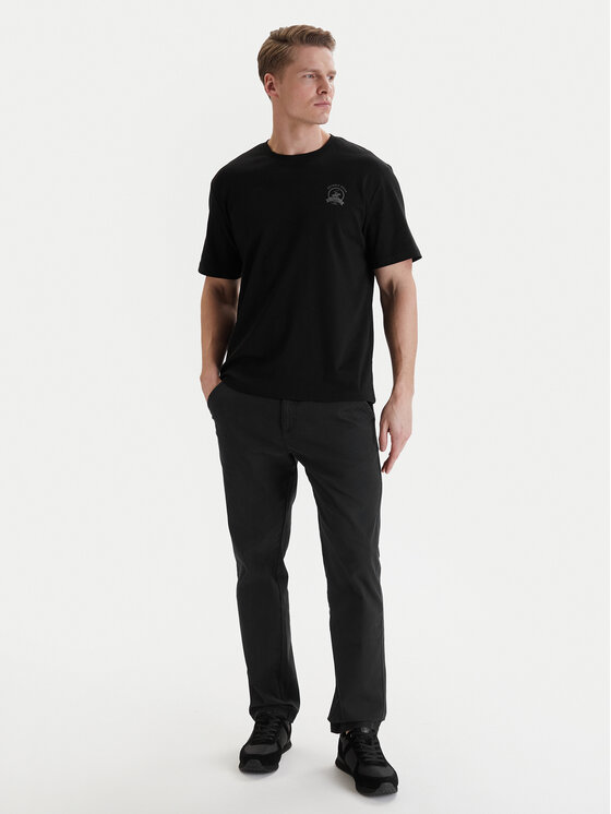 Beverly Hills Polo Club Beverly Hills Polo Club T-krekls W126-BHMTS-1021-48X Melns Regular Fit