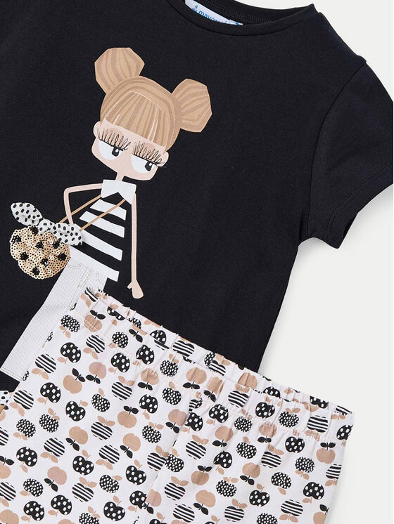 Mayoral Mayoral Completo T-shirt e leggings 3713 Nero Regular Fit