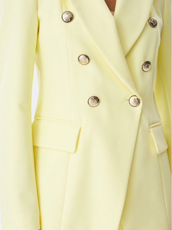 Maryley Maryley Giacca da abito 26EB139/43LE Giallo chiaro Regular Fit