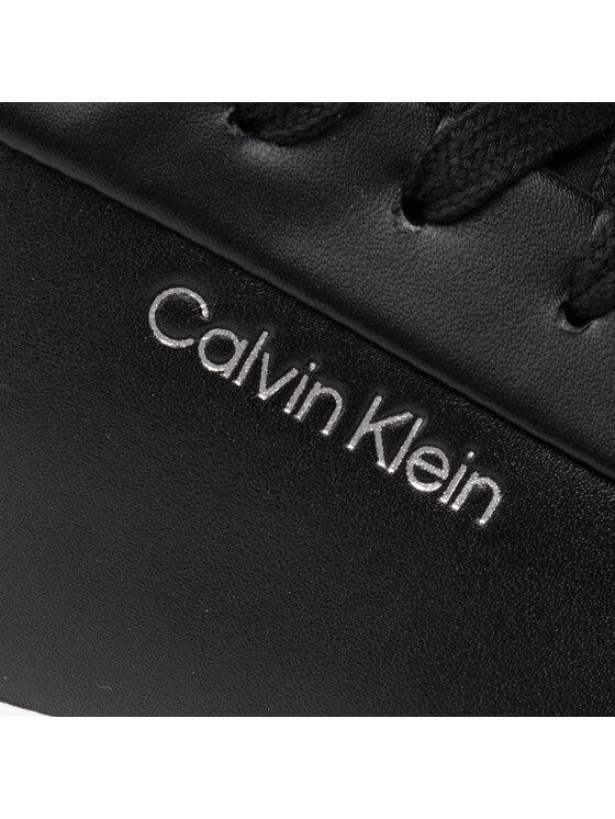 Calvin Klein Calvin Klein Sneakers Vulc Lace Up Nano Fox-Lth HW0HW01066 Nero