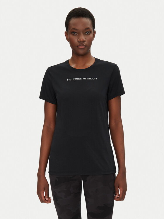 Under Armour Under Armour Tricou tehnic Tech Pth Graphic SSC 1389726 Negru Regular Fit