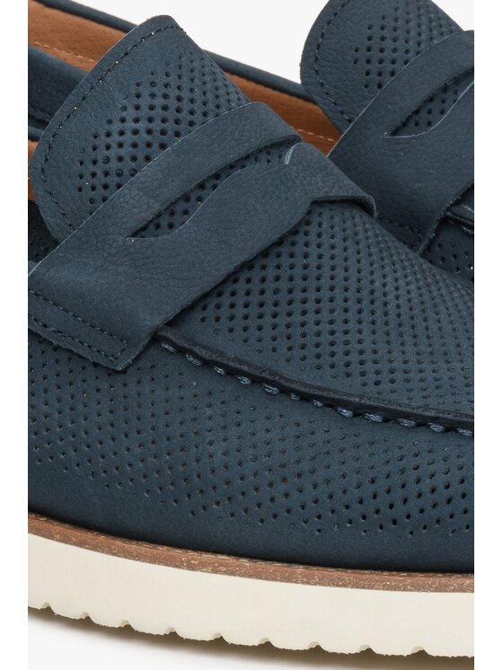 Estro Estro Mokasíny ER00112555 Tmavomodrá