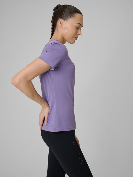 4F 4F Koszulka techniczna MULTI ACTIVE Fioletowy Regular Fit