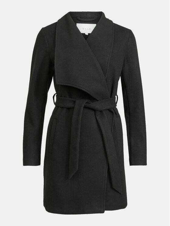 Vila Vila Übergangsmantel Cooley 14069682 Schwarz Regular Fit