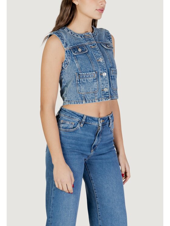 Morgan Morgan Weste 261-VCHARMY Blau Regular Fit