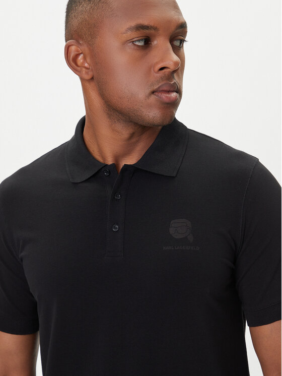 KARL LAGERFELD KARL LAGERFELD Polo 745015 554221 Crna Regular Fit