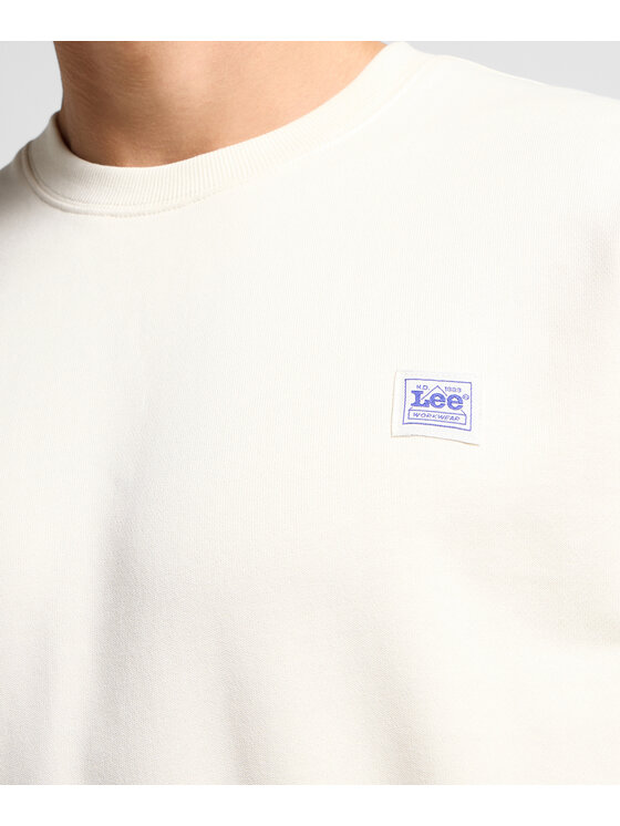 Lee Lee Bluza 112364228 Beżowy Relaxed Fit