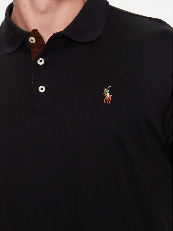 Polo Ralph Lauren Polo Ralph Lauren Polo marškinėliai 710671785002 Juoda Slim Fit