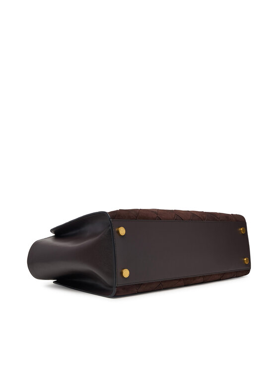MICHAEL Michael Kors MICHAEL Michael Kors Borsetta Hudson 33F6GHDT3X Marrone scuro