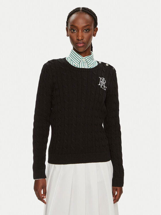 LAUREN RALPH LAUREN Lauren Ralph Lauren Pullover 200932223001 Schwarz Slim Fit
