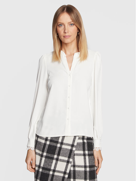 NAF NAF NAF NAF Košulja Hipopo THNC18 Bijela Regular Fit