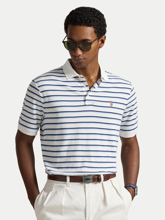 Polo Ralph Lauren Polo Ralph Lauren Polokošeľa 710974586500 Biela Custom Slim Fit
