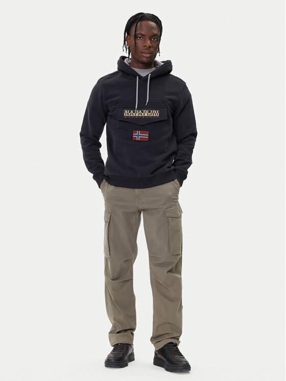 Napapijri Napapijri Sweatshirt Burgee Wint 4 NP0A892T Schwarz Regular Fit