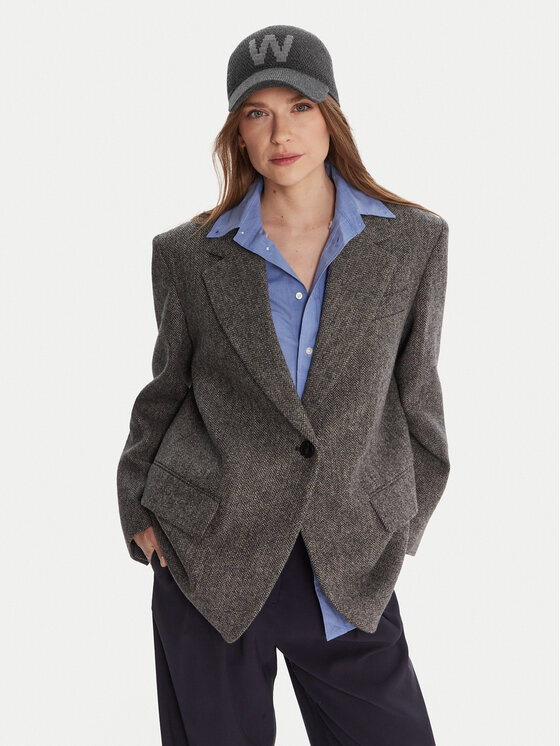 Weekend Max Mara Weekend Max Mara Cepure ar nagu Edita 2525576065 Pelēks