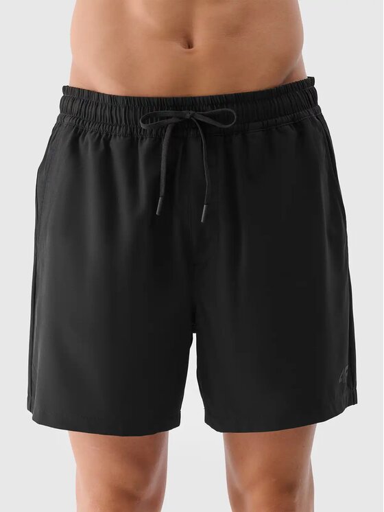 4F 4F Shorts da mare 4FWSS25UBDSM134-20S Nero Regular Fit
