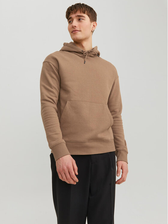 Jack&Jones Jack&Jones Džemperis ar kapuci 12208157 Bēšs Relaxed Fit