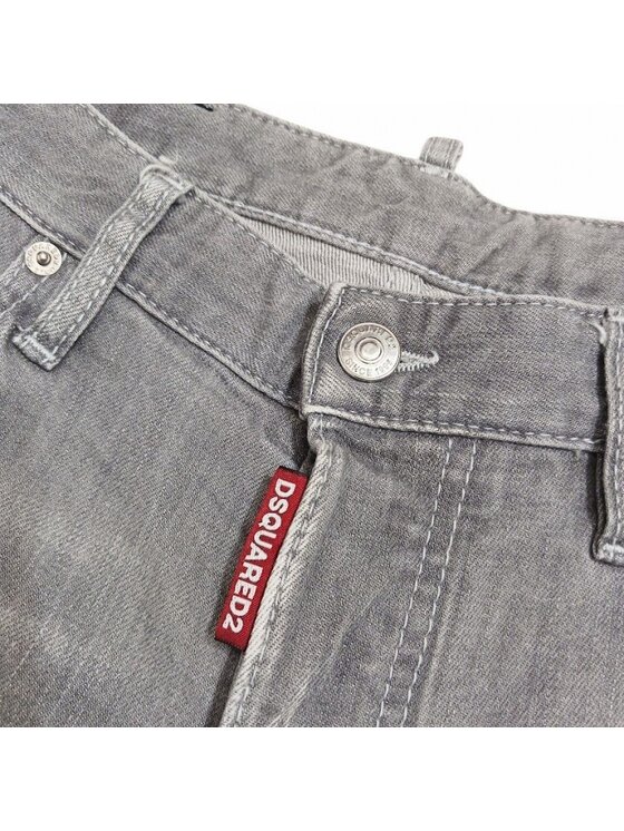Dsquared2 Dsquared2 Jeansy Skater Jean S71LB0532 Šedá Slim Fit