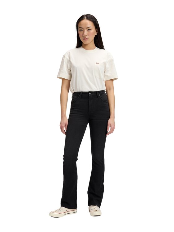 Lee Lee Jeansy 112385772 Czarny Bootcut Fit
