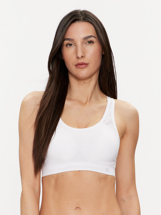 Athlecia Sportski Grudnjak Rosemary W Sports Bra E181384 Bijela Regular Fit