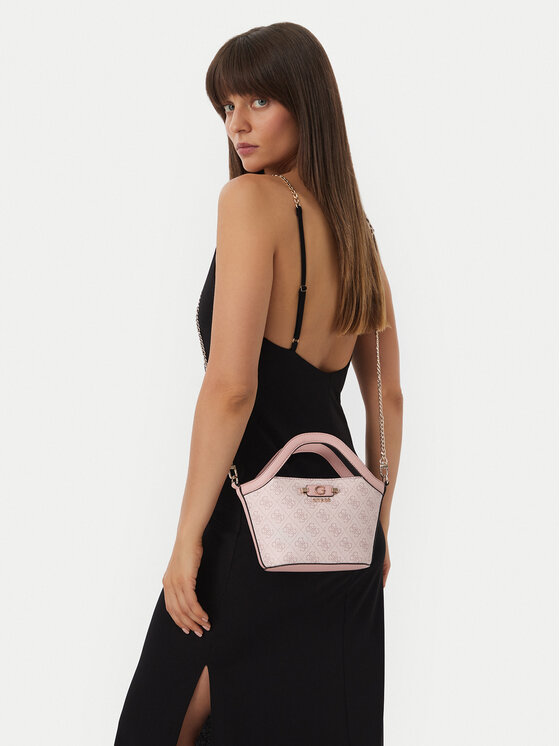 Guess Torbica Lindsey Mini HWSG97 49750 Svijetlo roza