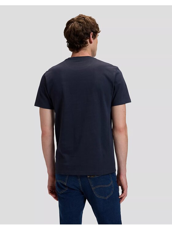Lee Lee T-Shirt ORIGINAL TEE Niebieski Regular Fit