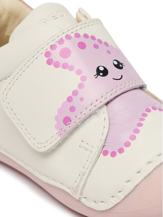 Geox Geox Półbuty B Tutim Girl B3540B 00085 C1Z8Z Biały