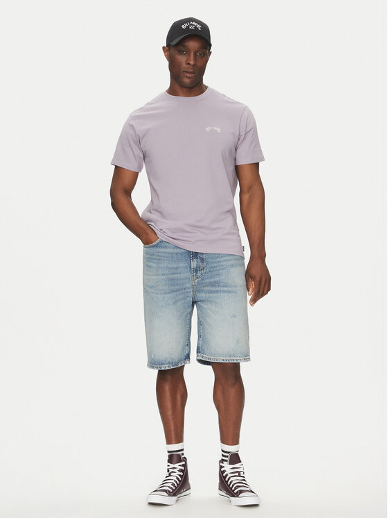 Billabong Billabong T-Shirt EBYKT00100 Fioletowy Regular Fit