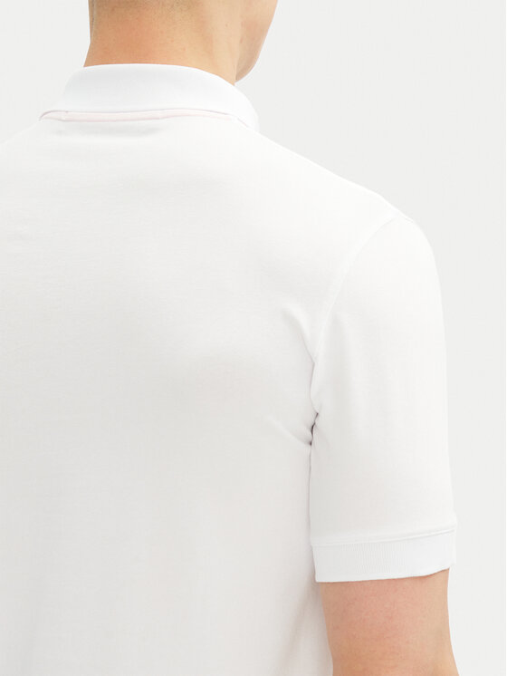 KARL LAGERFELD KARL LAGERFELD Polo majica 745400 552235 Bela Slim Fit