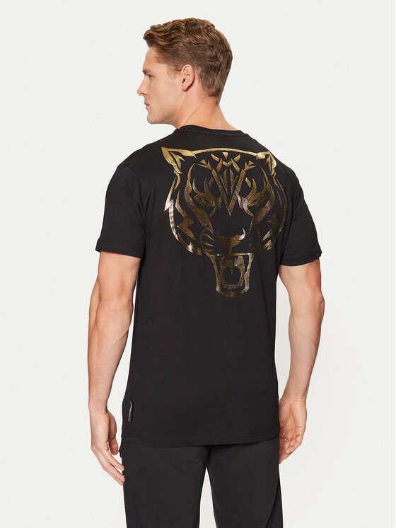 Plein Sport Plein Sport T-shirt AADC MTK7942 STE001N Nero Regular Fit