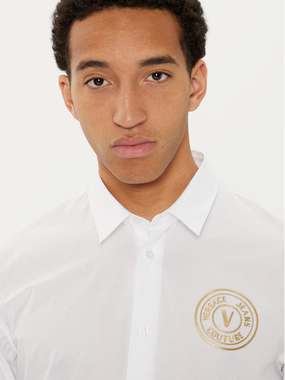 Versace Jeans Couture Versace Jeans Couture Srajca 78GALYS1 Bela Slim Fit